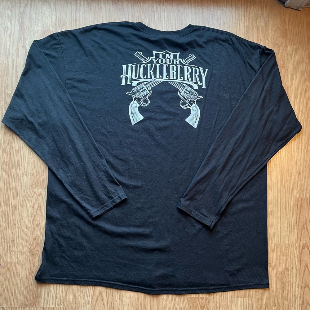 Doc Holliday Black Graphic Long Sleeve Shirt - Picture 3 of 7